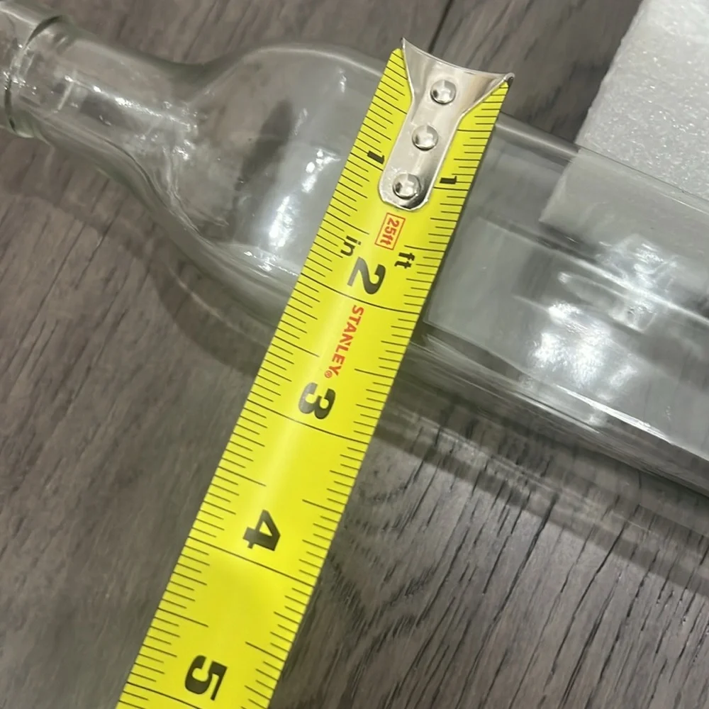 New! Bundle of vinegar and oil glass storage bottles with spout and funnel